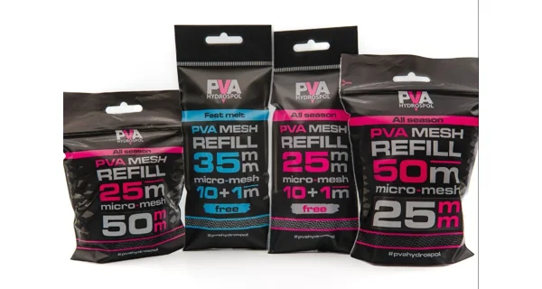 PVA HYDROSPOL - Náhradní PVA punčocha Fast Melt 25 mm 10+1 m