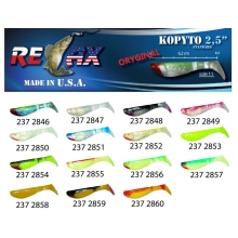 RELAX KOPYTA - Gumová nástraha RK 2,5 (6,2 cm) cena 1ks / bal 10 ks barva 2846