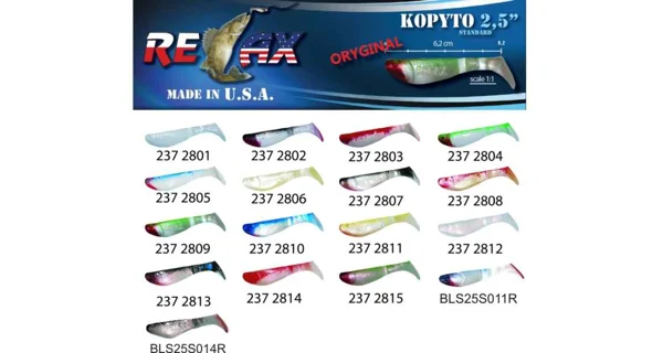 RELAX KOPYTA - Relax kopyto RK 2,5 (6,2 cm) S009 - 1 ks z balení