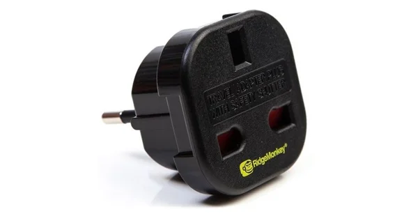 RIDGEMONKEY - Adaptér k nabíječce Vault UK 3 Pin to EU 2 Pin Adaptor