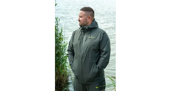 RIDGEMONKEY - Bunda APEarel ThermaPro Waterproof Shell Coat Green vel. 2XL