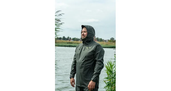 RIDGEMONKEY - Bunda APEarel ThermaPro Waterproof Shell Coat Green vel. 2XL