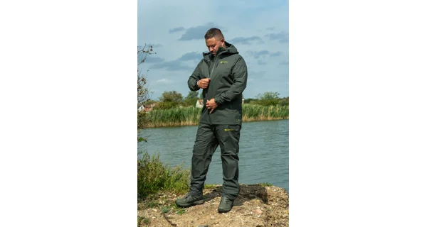 RIDGEMONKEY - Bunda APEarel ThermaPro Waterproof Shell Coat Green vel. 2XL