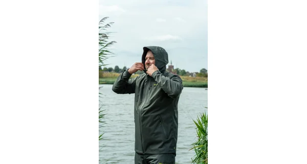 RIDGEMONKEY - Bunda APEarel ThermaPro Waterproof Shell Coat Green vel. M