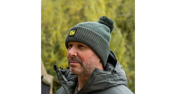 RIDGEMONKEY - Čepice APEarel ThermaPro Waterproof Bobble Hat Green
