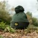 RIDGEMONKEY - Čepice APEarel ThermaPro Waterproof Bobble Hat Green