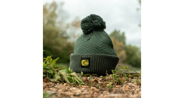 RIDGEMONKEY - Čepice APEarel ThermaPro Waterproof Bobble Hat Green