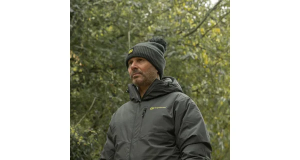 RIDGEMONKEY - Čepice APEarel ThermaPro Waterproof Bobble Hat Green