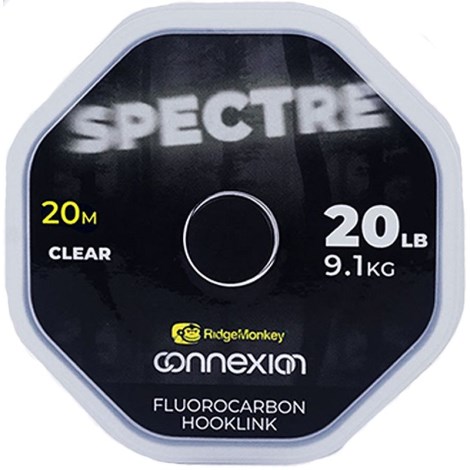 RIDGEMONKEY - Fluorocarbon Connexion Spectre Hooklink 20 lb 20m