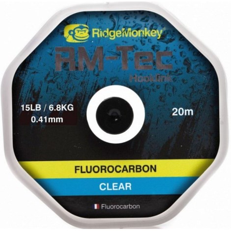 RIDGEMONKEY - Fluorocarbon RM-Tec 0,41 mm 15 lb 20 m
