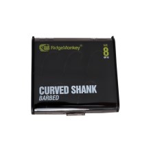 RIDGEMONKEY - Háček RM - Tec Curved Shank Barbed Velikost 8 10 ks