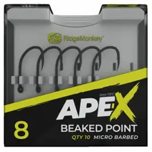RIDGEMONKEY - Háčky Ape-X Beaked Point Barbed vel. 6 10 ks