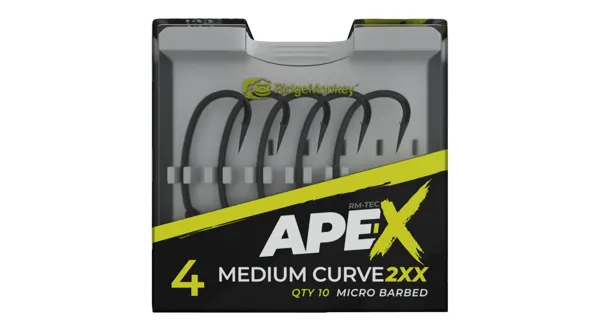 RIDGEMONKEY - Háčky Ape-X Medium Curve 2XX Barbed vel. 2 10 ks