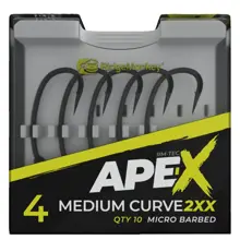 RIDGEMONKEY - Háčky Ape-X Medium Curve 2XX Barbed vel. 4 10 ks