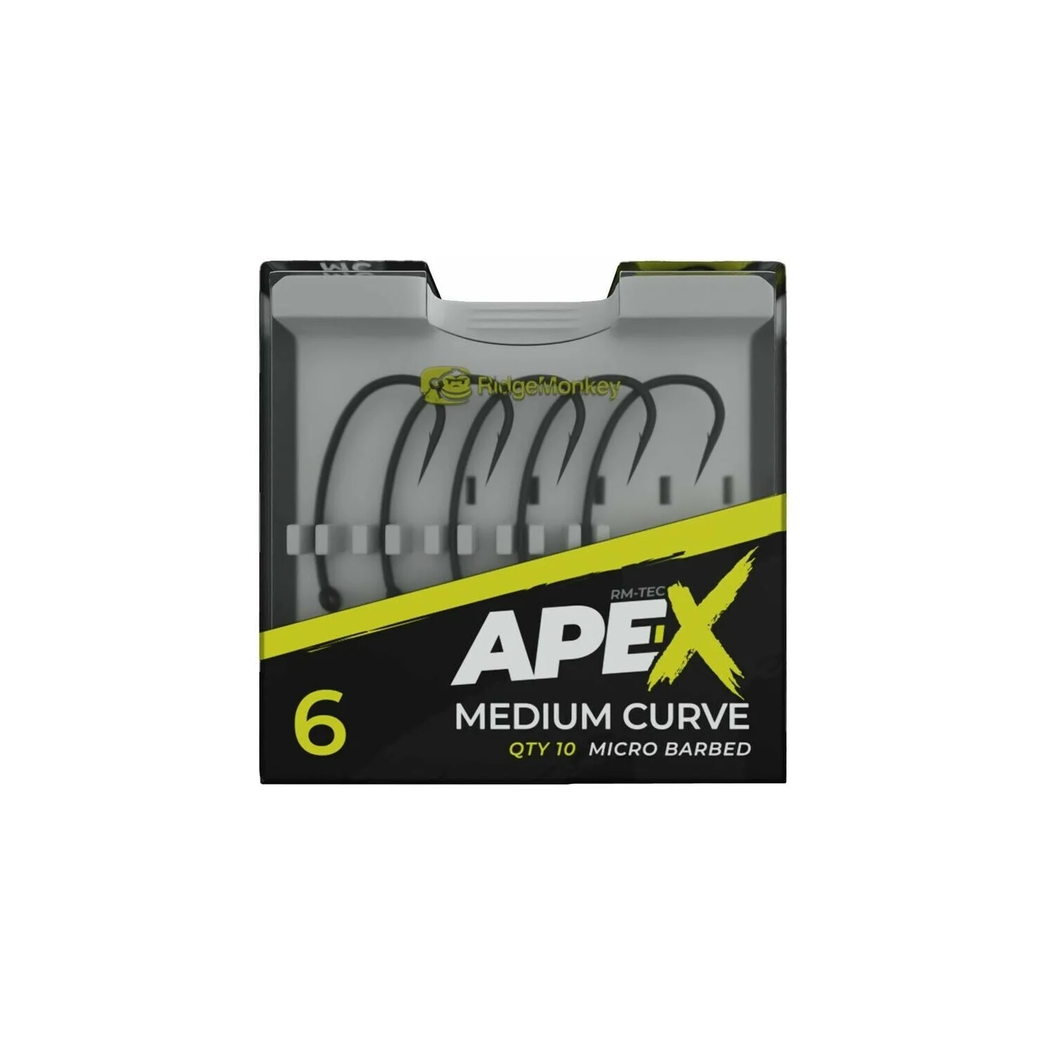 RIDGEMONKEY RIDGEMONKEY - Háčky Ape-X Medium Curve Barbed vel. 8 10 ks