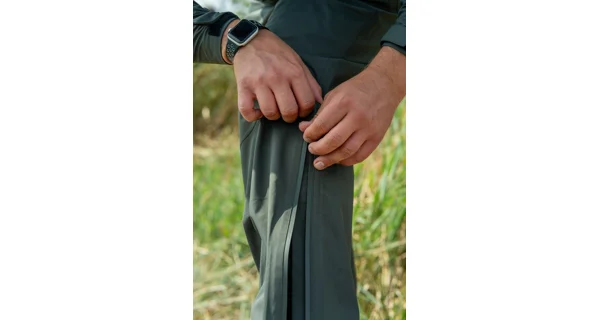 RIDGEMONKEY - Kalhoty APEarel ThermaPro Waterproof Shell Trousers Green vel. S