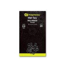 RIDGEMONKEY - Kroužek RM-Tec Rig Rings X-Small 2,5 mm 20 ks