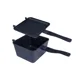 RIDGEMONKEY - Pánev Connect Deep Pan and Griddle Granite Edition