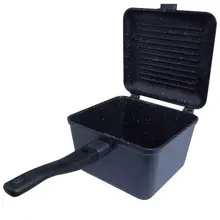 RIDGEMONKEY - Pánev Connect Deep Pan and Griddle Granite Edition