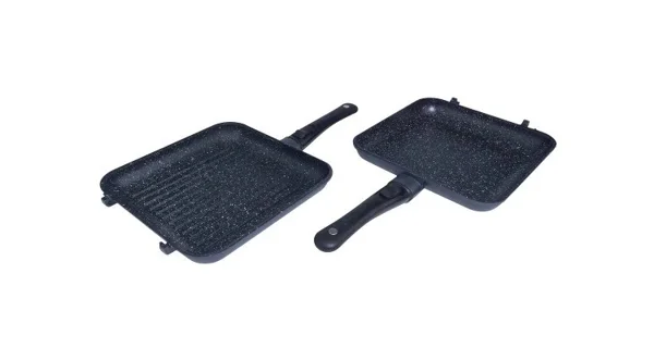 RIDGEMONKEY - Pánev Connect Pan and Griddle XXL Granite Edition