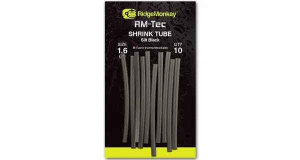 RIDGEMONKEY - Smršťovací bužírka Connexion Shrink Tube Silt Black 2,4 mm
