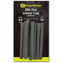 RIDGEMONKEY - Smršťovací hadička RM-Tec Shrink Tube 3,6 mm Silt Black 10 ks