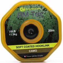 RIDGEMONKEY - Šňůra RM-Tec Coft Coated Hooklink 20 m 35 lb Camo