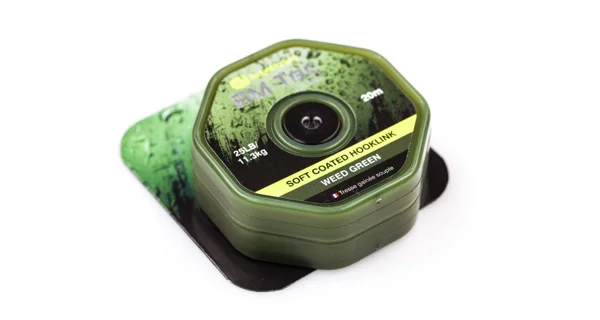 RIDGEMONKEY - Šňůra RM-Tec Soft Coated Hooklink 20 m 25 lb Zelená