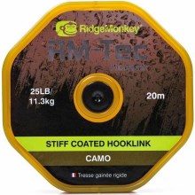 RIDGEMONKEY - Šňůra RM-Tec Stiff Coated Hooklink 20 m 25 lb Camo