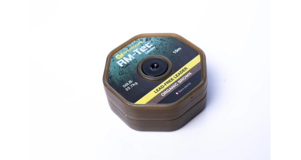 RIDGEMONKEY - Šňůrka RM-Tec Lead Free Leader 50 lb 10 m Organic Brown