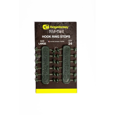 RIDGEMONKEY - Stoper RM-Tec Hook Ring Stops Large 24 ks