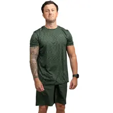 RIDGEMONKEY - Tričko APEarel CoolTech Camo Edition T-Shirt vel. S