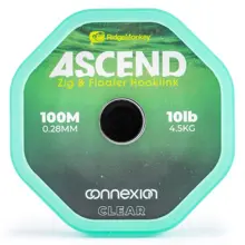 RIDGEMONKEY - Vlasec Ascend Zig and Floater Hooklink 0,28 mm 10 lb 100 m