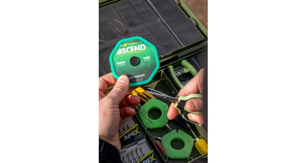 RIDGEMONKEY - Vlasec Ascend Zig and Floater Hooklink 0,28 mm 10 lb 100 m