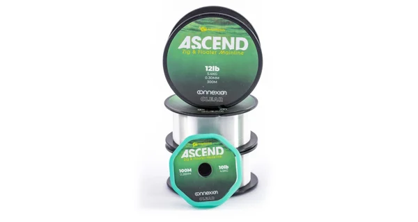 RIDGEMONKEY - Vlasec Ascend Zig and Floater Mainline 0,30 mm 12 lb 100 m Clear