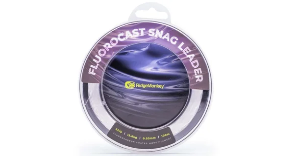 RIDGEMONKEY - Vlasec Fluorocast Snag Leader 0,5 mm 30 lb 100 m Clear