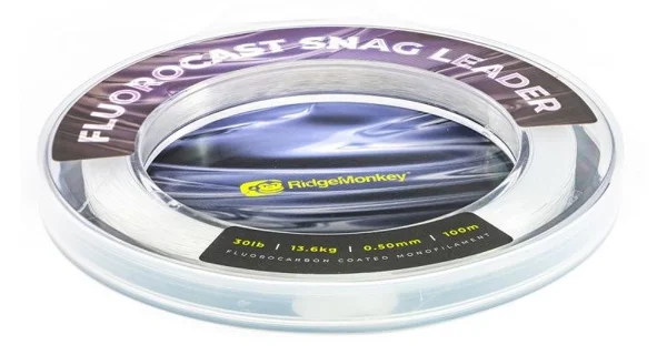 RIDGEMONKEY - Vlasec Fluorocast Snag Leader 0,5 mm 30 lb 100 m Clear