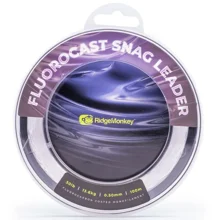 RIDGEMONKEY - Vlasec Fluorocast Snag Leader 0,6 mm 40 lb 100 m Clear