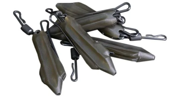 RIDGEMONKEY - Závěska Connexion Uni Lead Clip Camo Brown 5 ks