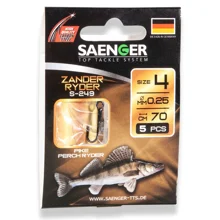 SAENGER - Návazec na candáty Zander vel. 2/0 5 ks