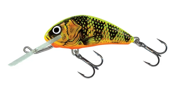SALMO - Hornet floating - 6 cm gold fluo perch