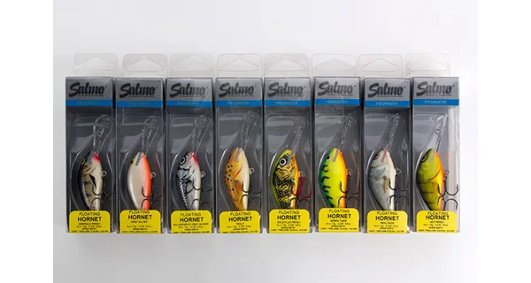 SALMO - Hornet floating - 6 cm gold fluo perch