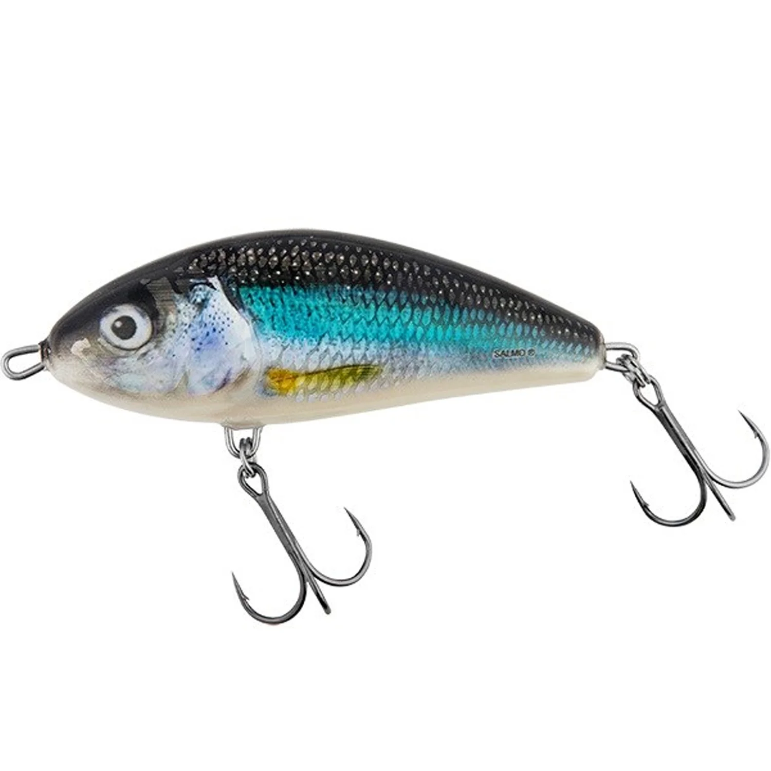 SALMO - Wobler Fatso Sinking 12 cm Spotted Holo Smelt