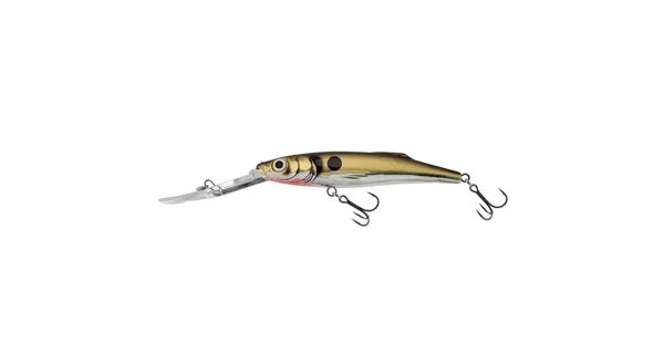 SALMO - Wobler Freediver Super Deep Runner 12 cm Gold Black Back
