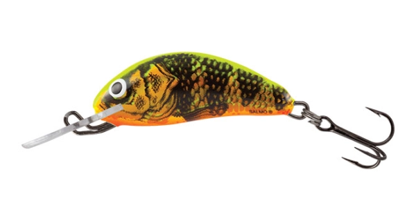 SALMO - Wobler Hornet Floating Gold Fluo Perch 3,5 cm