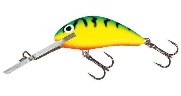 SALMO - Wobler Hornet Super Deep Runner Green Tiger 5 cm