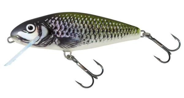 SALMO - Wobler Perch Deep Runner 8 cm Holo Bleak