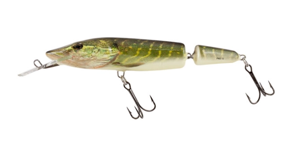SALMO -  Wobler Pike Jointed Deep Runner Real Pike 13 cm 24 g