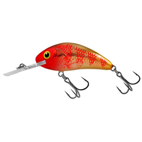 SALMO - Wobler Rattlin Hornet Floating Golden Red Head 5,5 cm