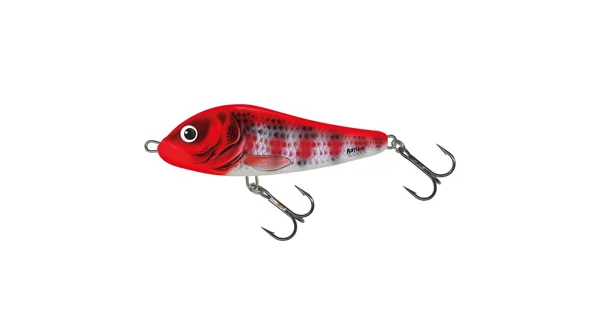 SALMO - Wobler Rattlin' Slider Sinking 11 cm Holo Red Head Striper